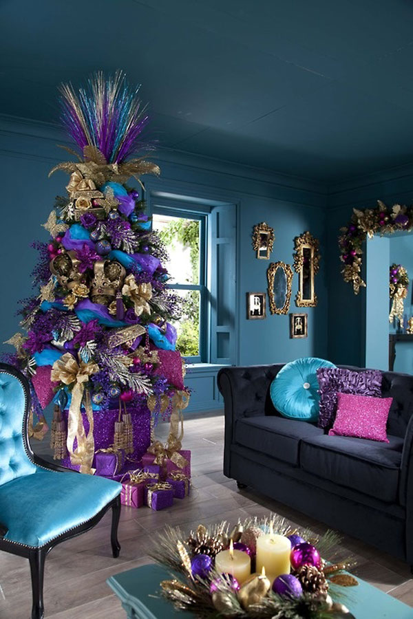 Christmas Living Room Decorations dwellingdecor (8)