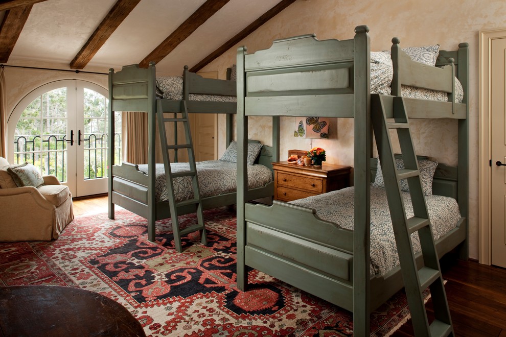 Mediterranean Style Furniture With Multiple Bunk Beds