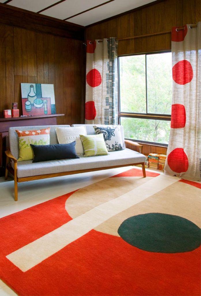 Polka Doted Living Room Curtain dwellingdecor