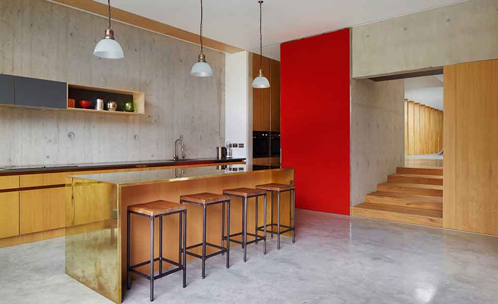 Contemporary Concrete Kitchen Dwellingdecor