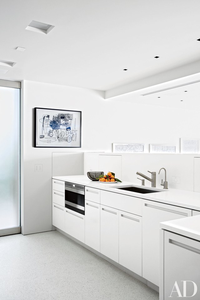 Simple and Sleek White Kitchen Cabinet Dwellingdecor