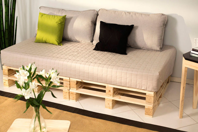 08. Buy new pallets for a modern sofa look