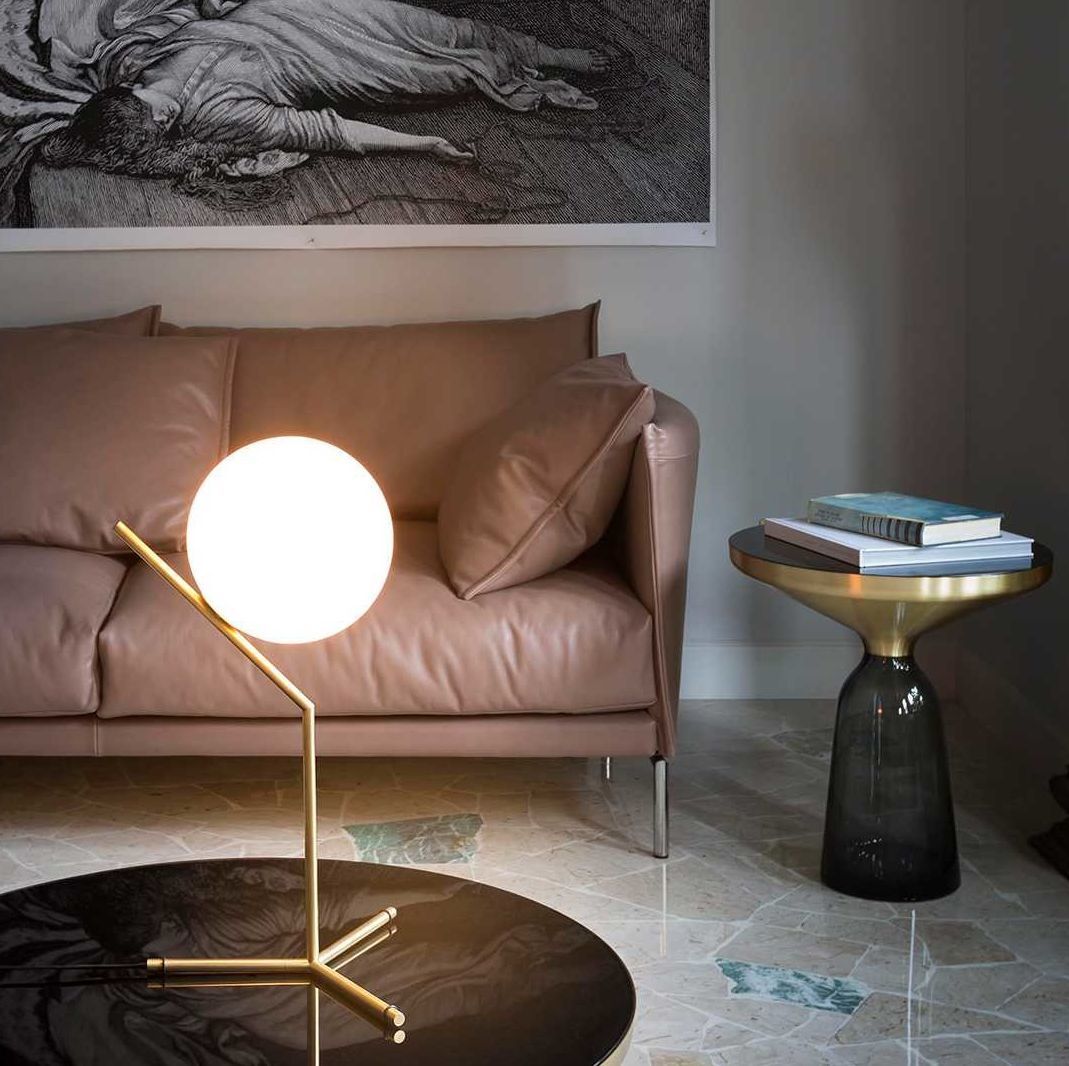 20 -Chez Flos, a very chic spherical luminaire