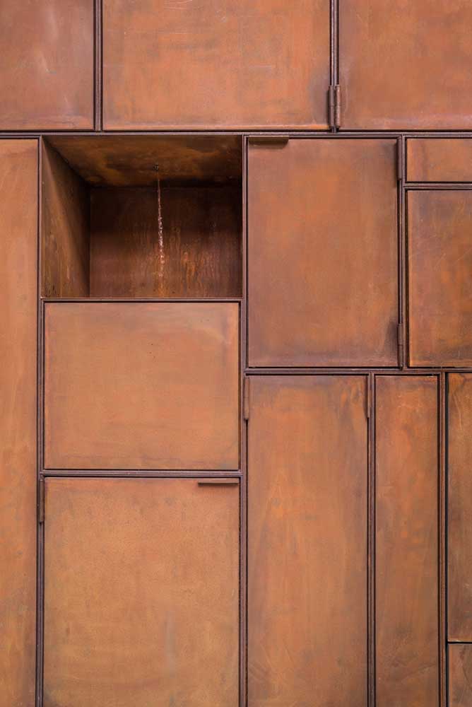 31. You can even make a cabinet out of corten steel.
