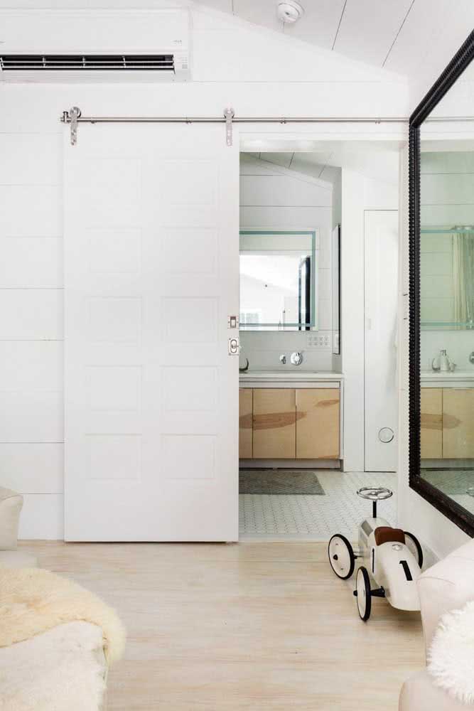 40 - Functional, the sliding door saves space for the environment