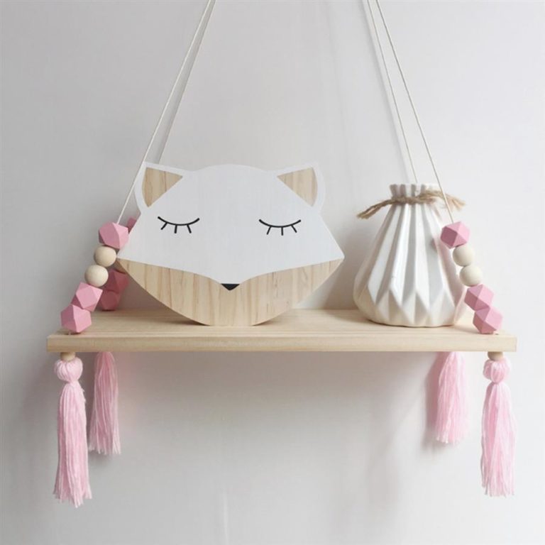 8 - Swing shelf to decorate and organize the baby's room