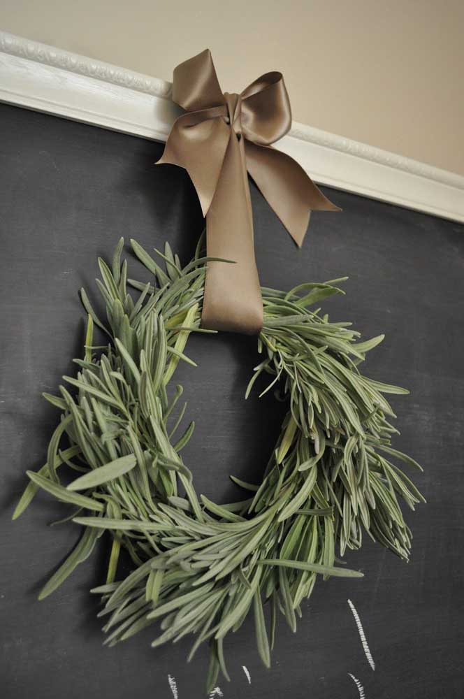 Lavender-scented Christmas Wreath