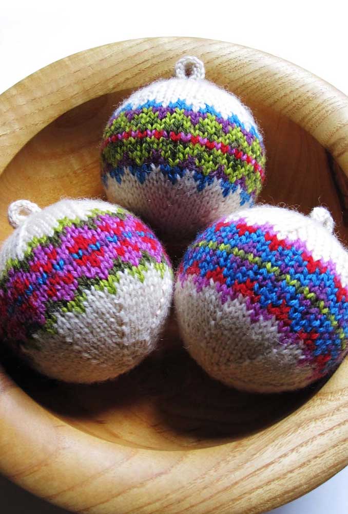 13. Making homemade Christmas baubles can be great therapy.