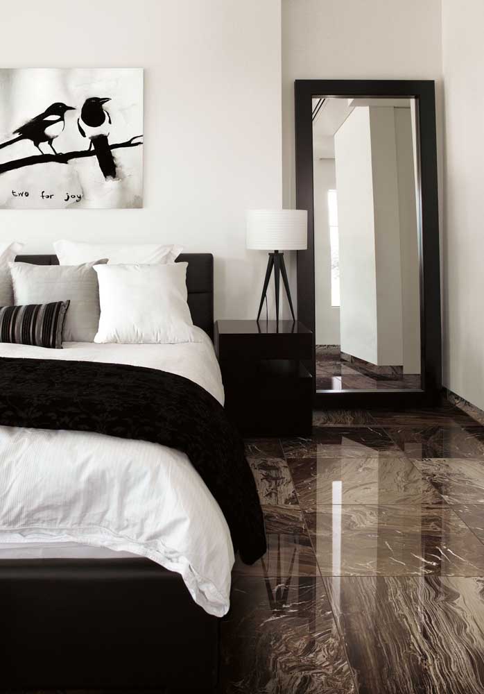 31. Imperial brown marble for bedroom floor.