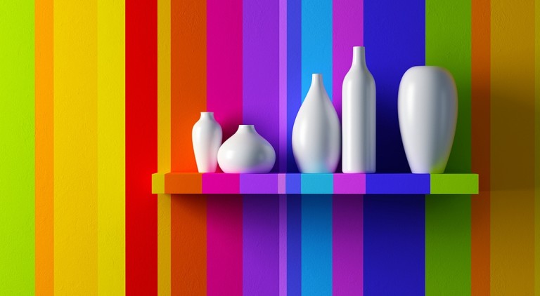 25 Awesome Rainbow Colors Interior design Ideas