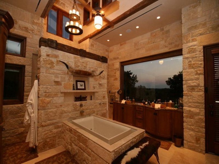 25 Rustic Bathroom Decor Ideas For Urban World   Cozy And Warm Rustic Bathroom Designs 768x576 