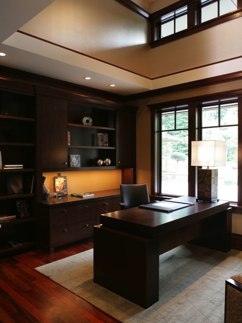 Luxury Asian Home Office Design