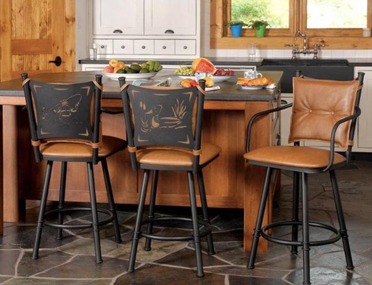 unique bar stools for kitchen island