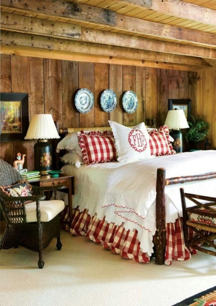 Canopy Bed In A Country Bedroom